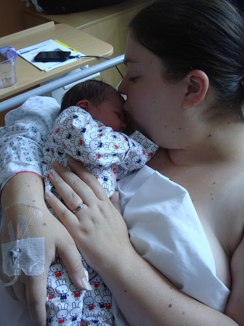 First cuddles after c section