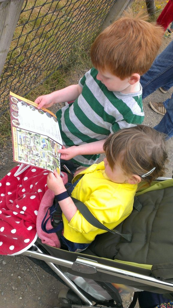 Yorkshire Wildlife Park - map reading