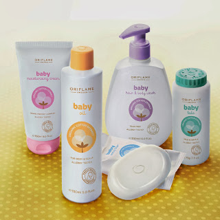Oriflame Baby Skin Care range - using it on a child with sensitive skin
