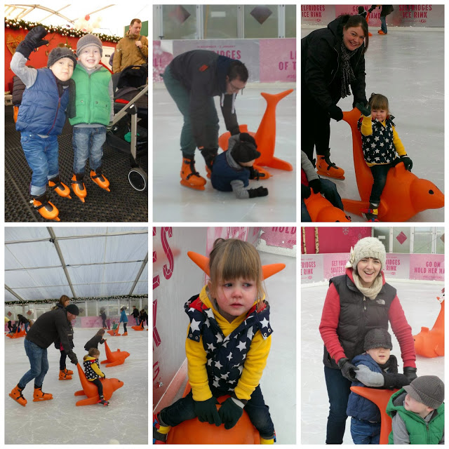 Ice skating at Selfridges, Manchester