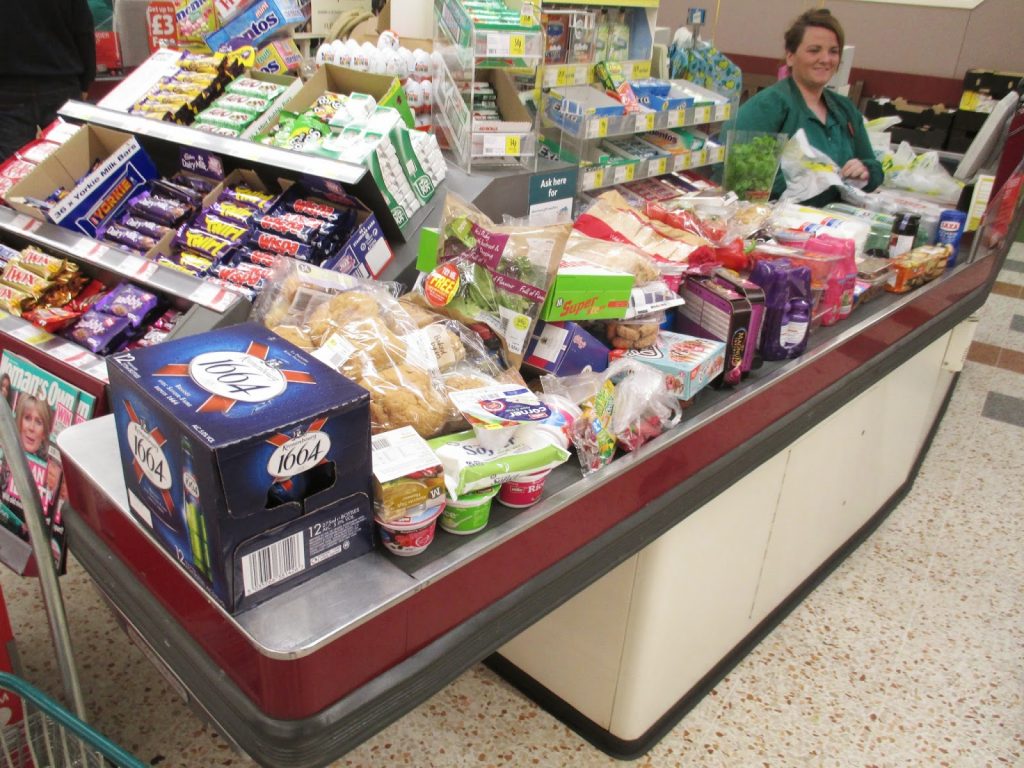 Our bank holiday grocery shopping in Morrisons