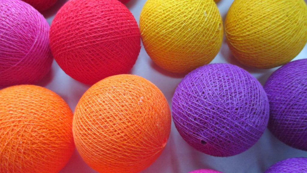 Coloured lights from Cable & Cotton