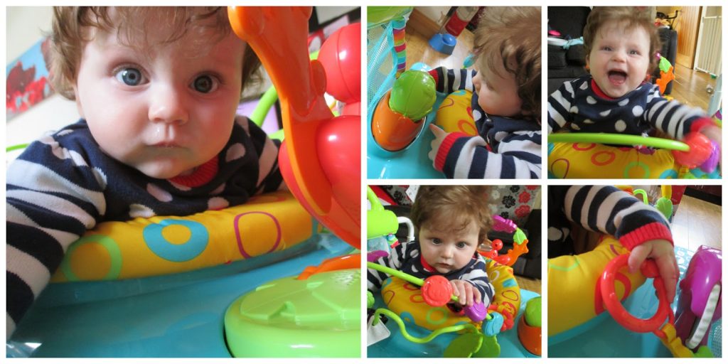First go in the First Steps Jumperoo (5 months old)