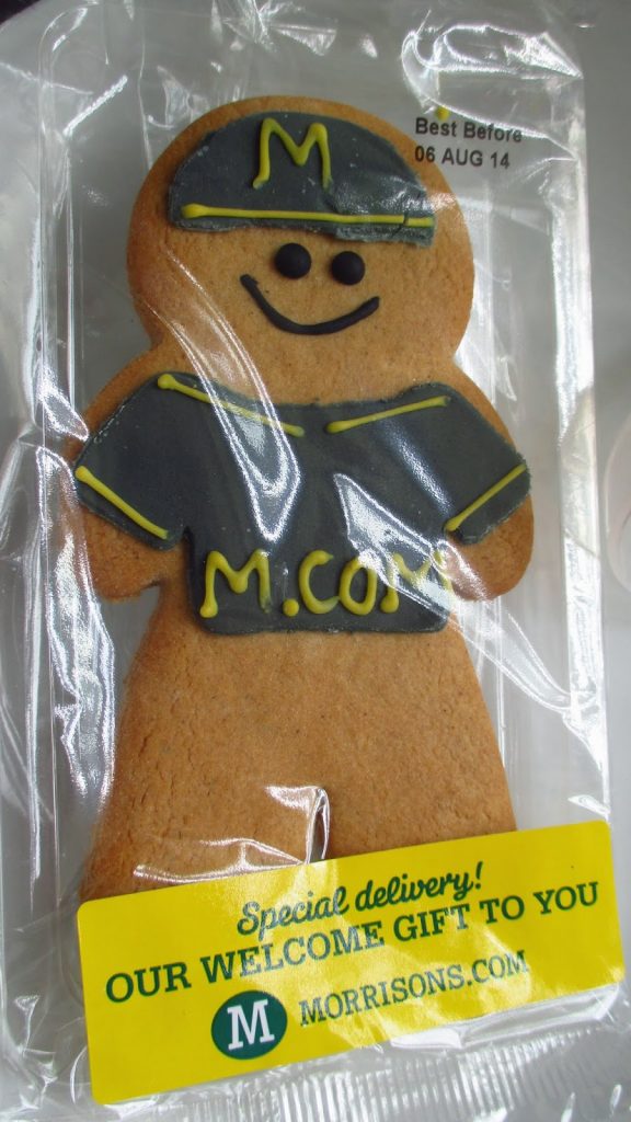 Morrisons Delivery biscuit
