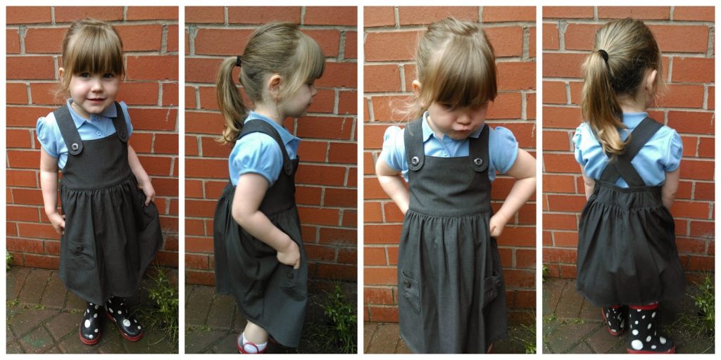 Matalan school uniform - grey pinafore