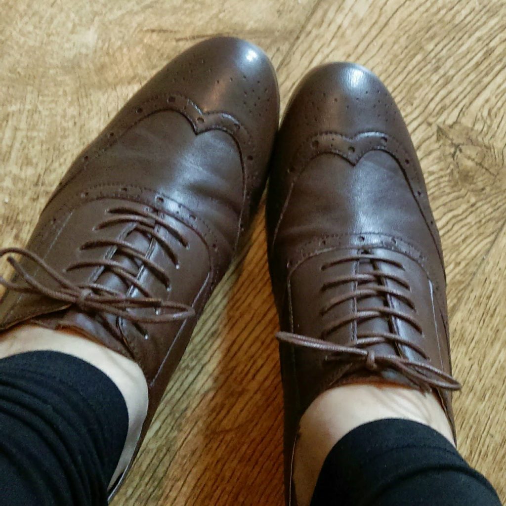 brown brogues from Lotus shoes