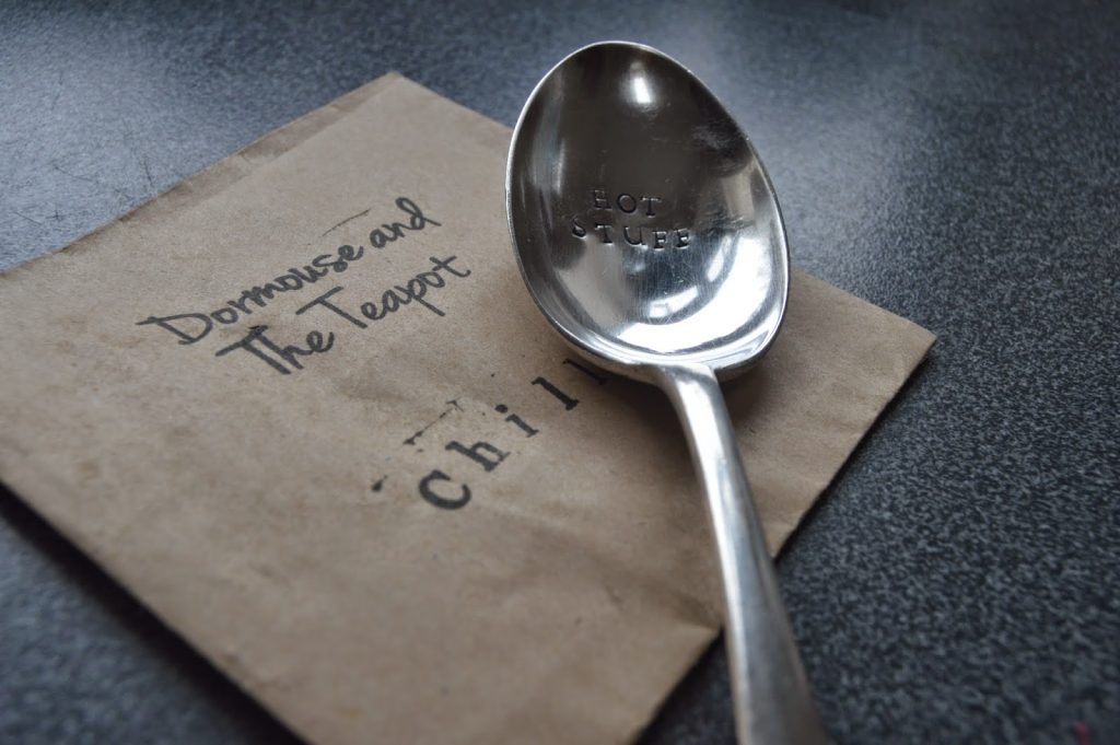 hand stamped vintage spoon hand stamped vintage spoon