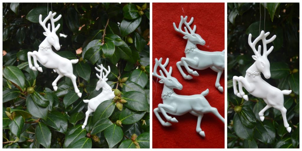 The Christmas Boutique - hanging reindeer Christmas decorations