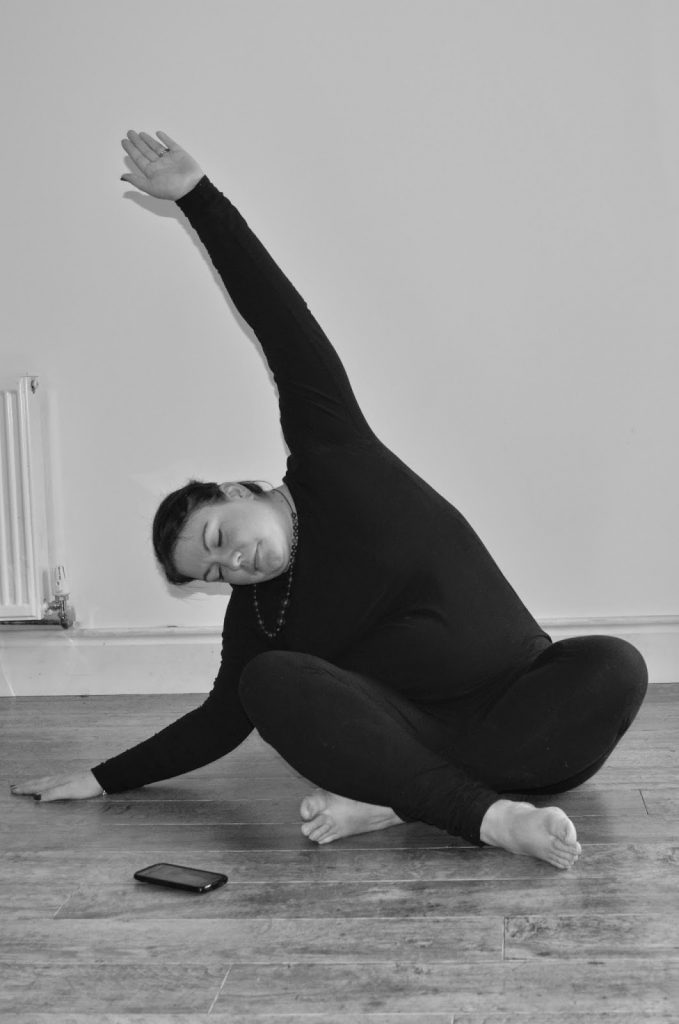 Yoga - Stretching up and over
