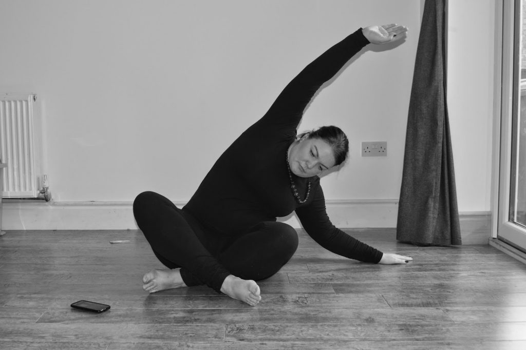 Stretching to the side