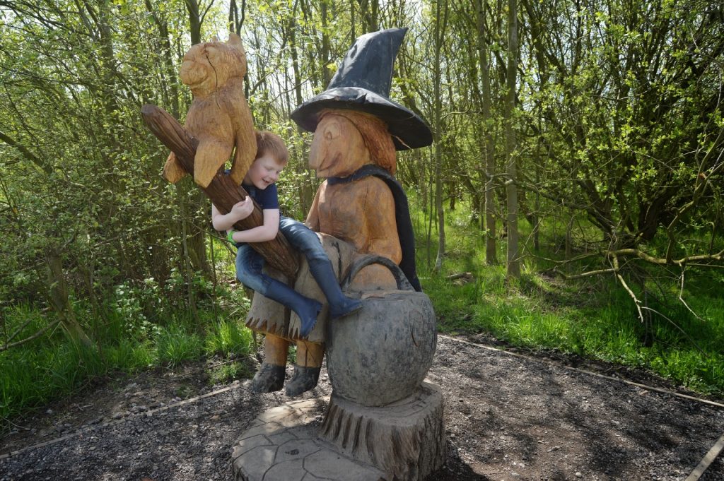 Room on the Broom Adventure Trail - witch statue