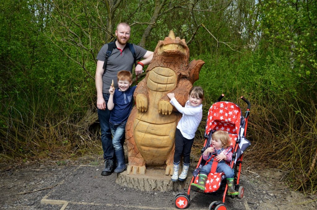 Room on the Broom Adventure Trail - dragon statue
