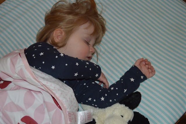 sleeping toddler