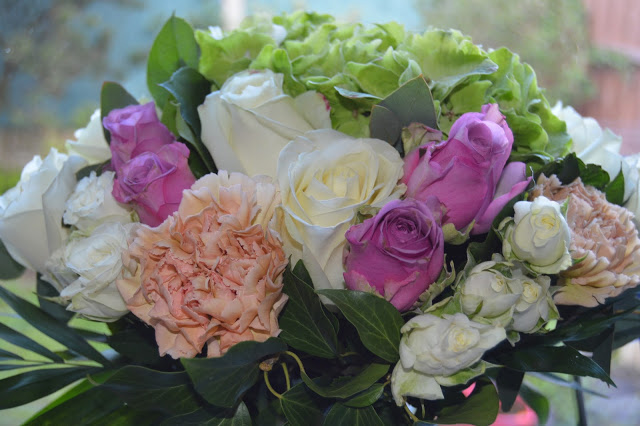 The Flower Studio bouquet delivered to my front door