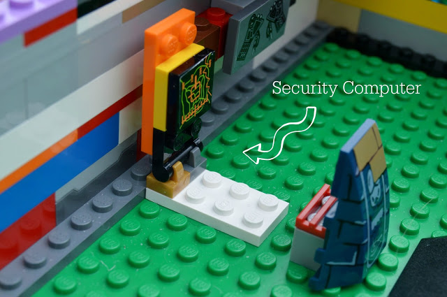 Little boy's LEGO house