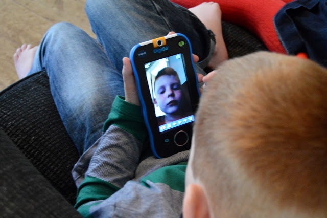 Taking selfies on the vtech Digigo