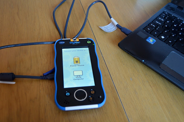 Charging the vtech DigiGo