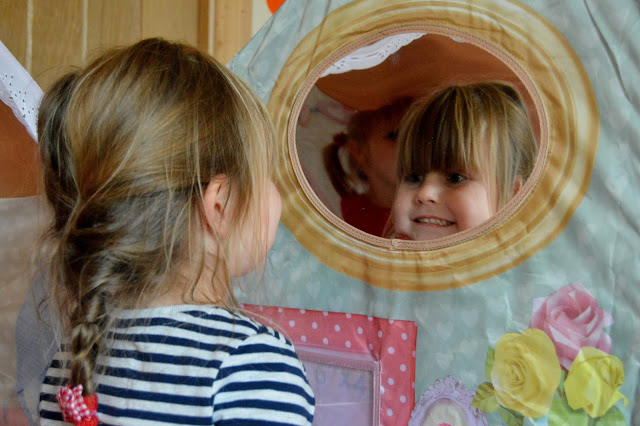 Rose Petal cottage with mirror
