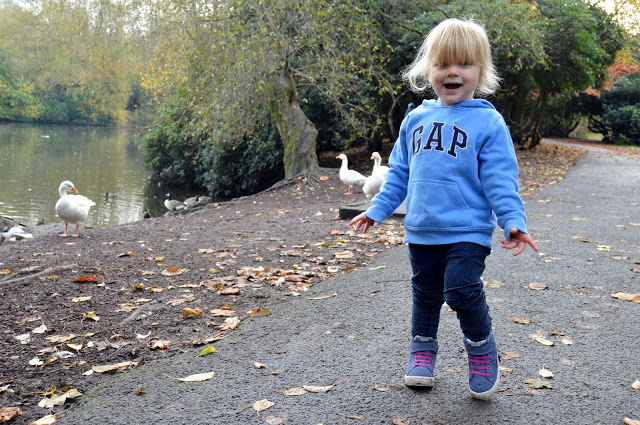 toddler wearing gore-tex boots