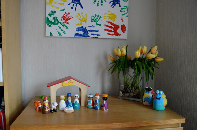 Asda wooden nativity set