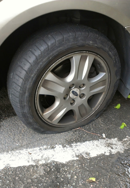 Flat tyre