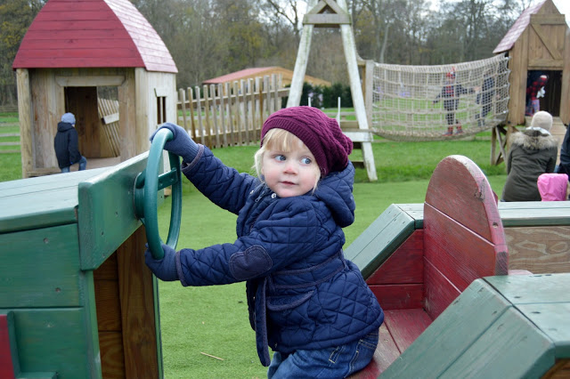 Stockeld Park Christmas adventure - farm themed play area
