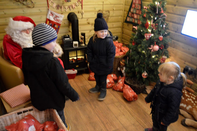 Seeing Father Christmas at Stockeld Park