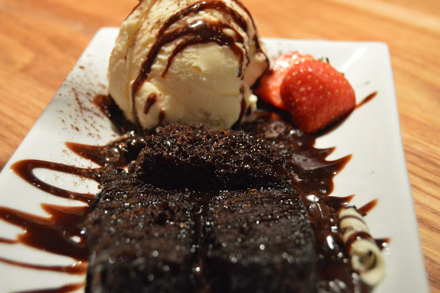 Children's chocolate fudge cake at What's Cooking? Albert Dock