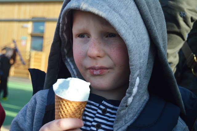 Bubble gum ice cream from The Ice Cream Farm