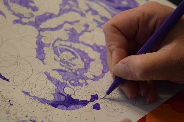 Querkles Masterpieces - precise colouring