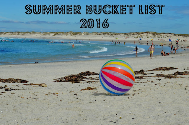 Summer Bucket List 2016