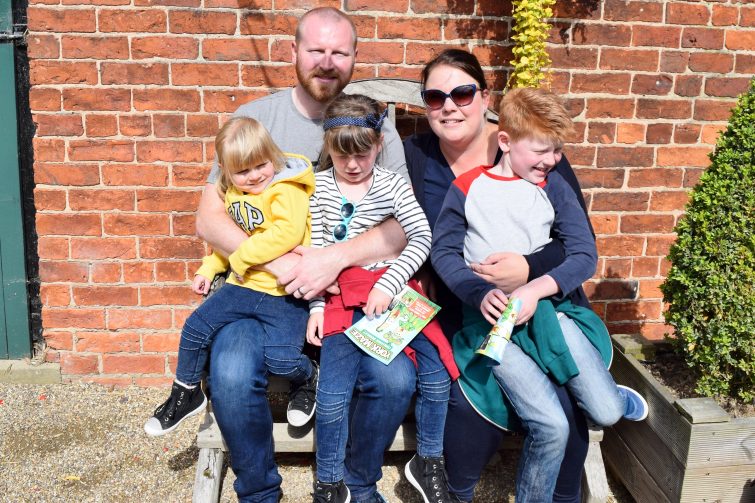 Family Photo at York Maze