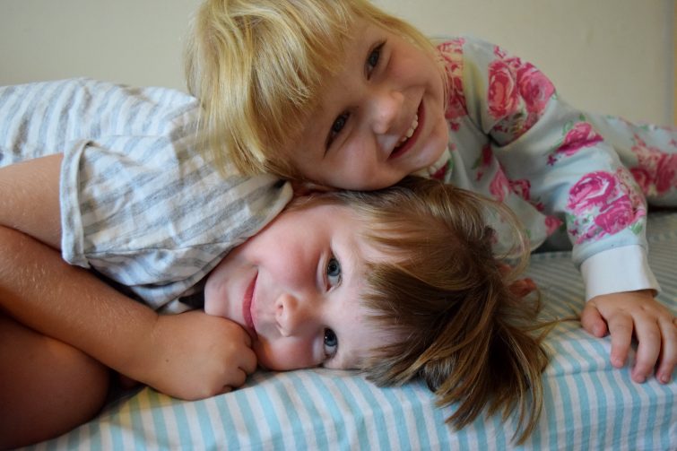 girls ready for bed
