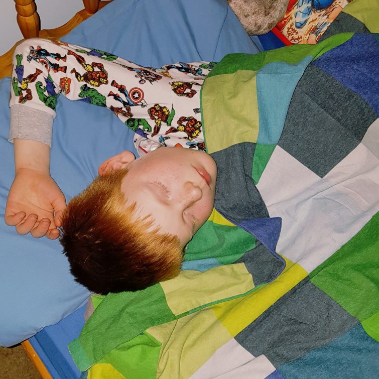 Ben sleeping