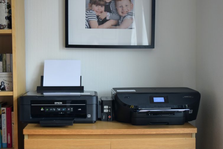 Side by side printer comparison