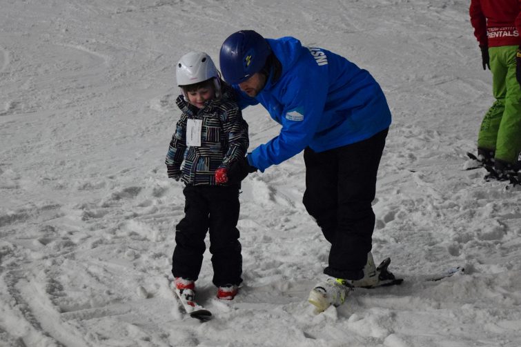 The Snow Centre ski lesson