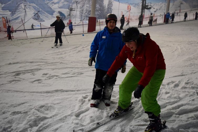 Mummy skis