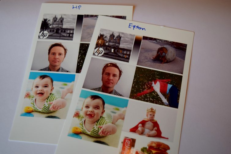 Photo printing comparison