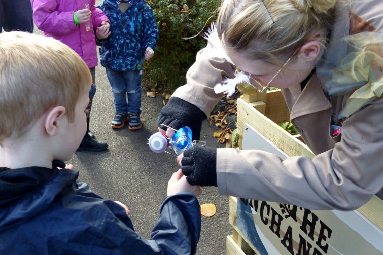 The Enchantment of Chester Zoo - collecting blue magic potion