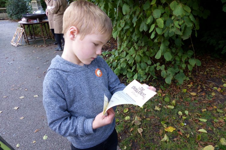 Finley reads his letter from the owls - The Enchantment of Chester Zoo