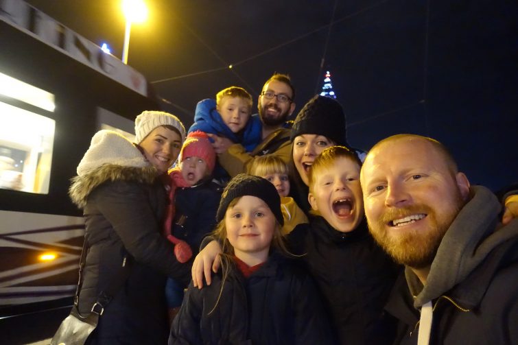 Team Butler & Team Burgess at Blackpool Illuminations