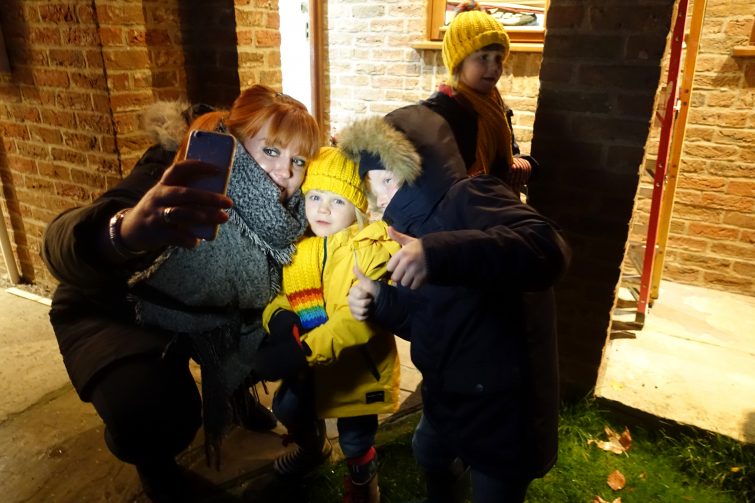 Bonfire Night selfie with Aunty Nic