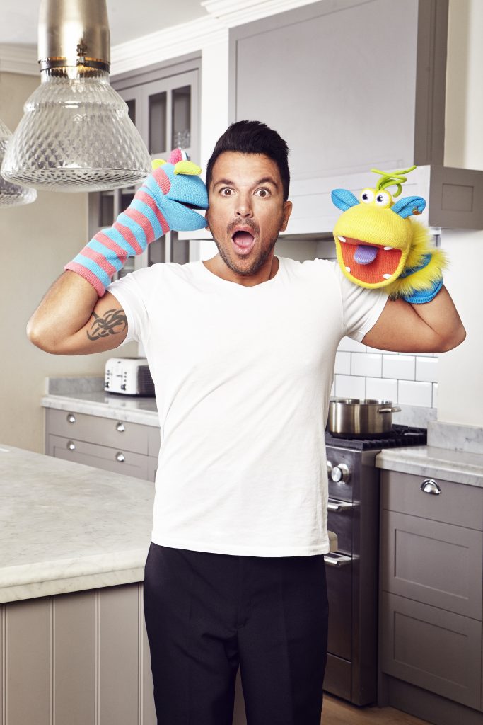 Peter Andre and puppets