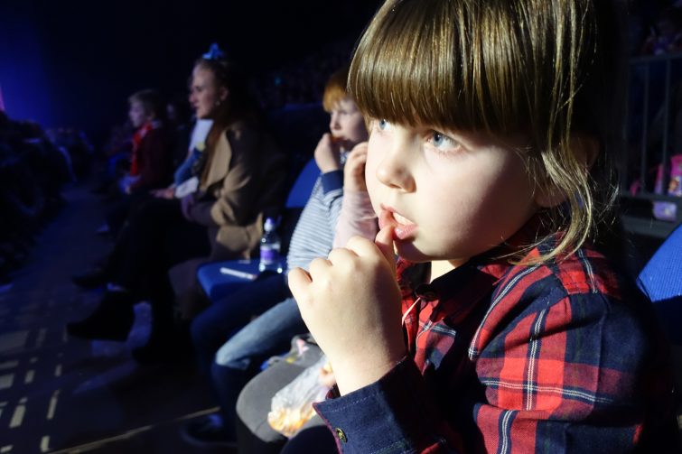 Disney on Ice - Chloe was entranced