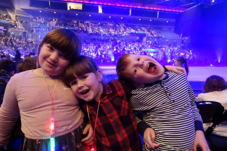 Disney on Ice - rink side seats