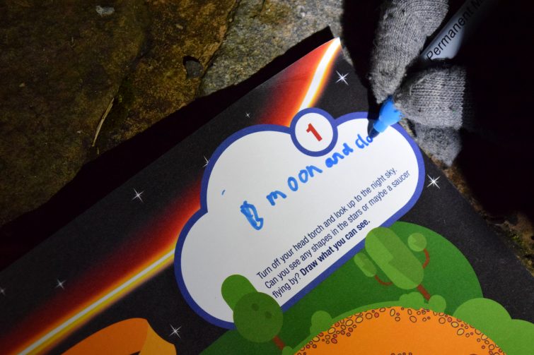 Energizer Secret Garden Adventure - taking notes