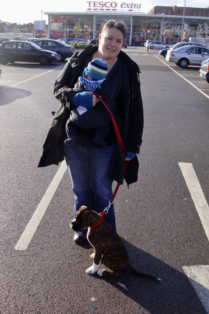 We're going on an adventure - Colette walking Thomas and Ben (raising a puppy with a newborn)