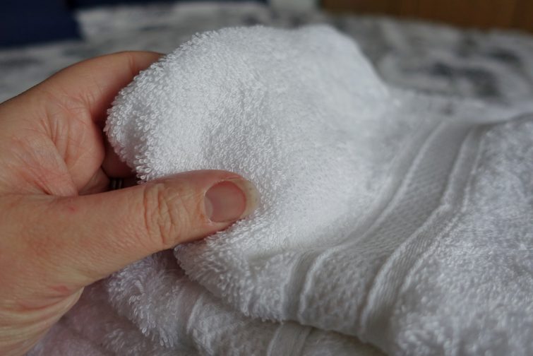 super soft white bamboo towels from The Towel Shop