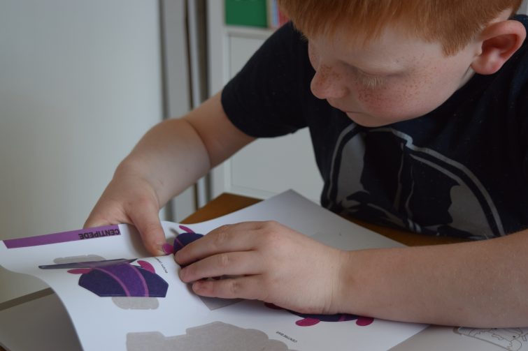 Make and Move Minibeasts - press out parts