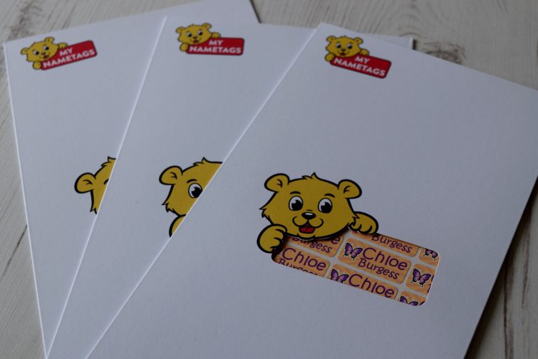 My Nametags - storage envelope
